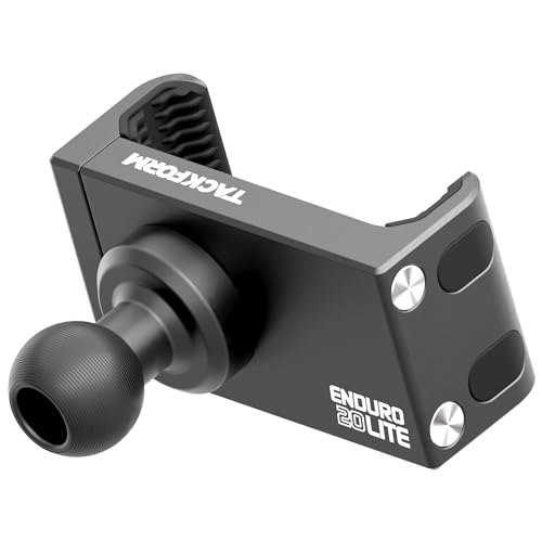 Tackform Enduro 20LITE Phone Holder - Spring Tension Optimized for in Vehicle Use, Truck and Fleet, Rock Crawling | 20mm Aluminum Ball