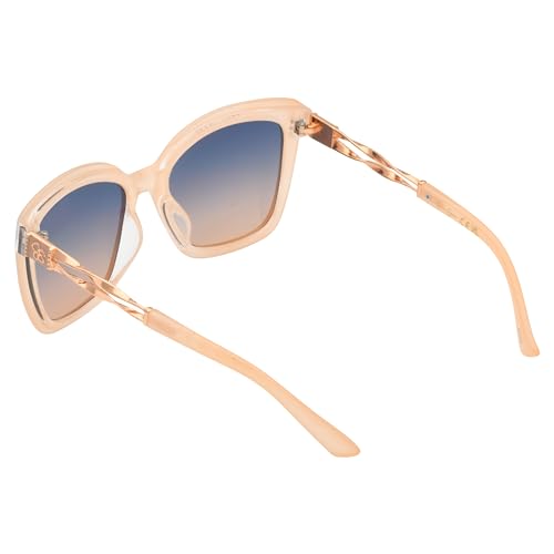 Jessica Simpson Womens J6203 Elegant Cat Eye Sunglasses With Uv400 Protection. Glam Gifts For 55 Mm, Nude, 55 Mm US