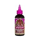 Okay Pure Naturals Black Jamaican Castor Oil - Castor Oil for Hair Growth, Moisture for Skin, Face, Scalp, Eyelashes, Eyebrows - Hair Oil for Men
