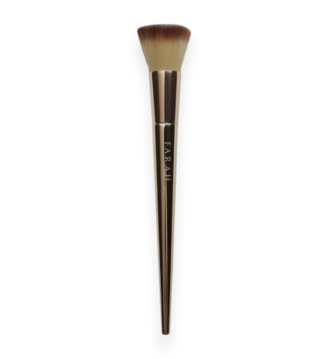 F.A.R.A.H® Flat Foundation Brush 615F - Vegan Bristles, Precision Foundation Application for an Airbrushed Finish
