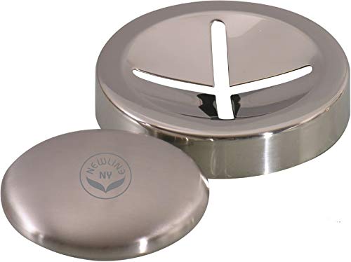 NEWLINE NY Stainless Steel Smell Remover Soap with Stand