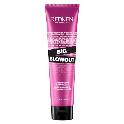 Redken Big Blowout Heat Protectant Hair Styling Gel - Provides Volume & Movement, Hair Shine & Frizz Control, Anti-Frizz Blowdry Gel Beauty and Personal Care Redken Default Title