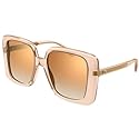 Gucci GG1314S 005 Beige/Brown Mirrored Oversized Square Women's 55mm Sunglasses