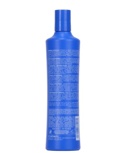 Fanola No Orange Shampoo With Blue Pigments To Eliminate Unwanted Orange Brassy Tones In Lightened Brunettes and Brown Hair 11.83oz