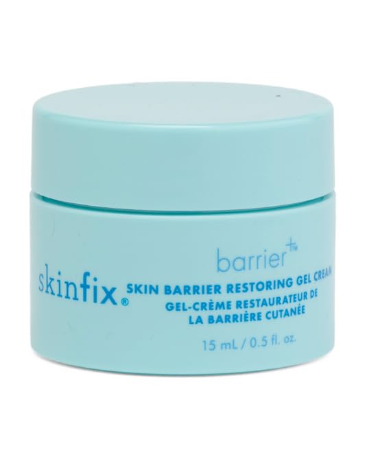 Skinfix Barrier+ Skin Barrier Restoring Gel Cream Mini - 0.5 oz - Hydrating Face Cream for Dry Skin - Strengthens, Visibly Plumps & Firms