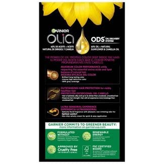 Garnier Olia Oil Powered Permanent Hair Color, 6.0 Light Brown (Packaging May Vary)