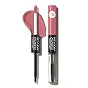 Revlon Liquid Lipstick with Clear Lip Gloss, ColorStay Overtime Lipcolor, Dual Ended with Vitamin E, 550 Blush Hour, 0.07 Fl Oz