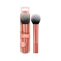 Real Techniques Ultra Plush Powder Makeup Brush, For Setting Powder, Bronzer, & Blush, Sheer, Buildable Coverage, Large, Fluffy Powder Brush, Vegan