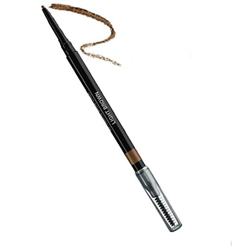 Jolie Refine Brow- Automatic Brow Liner with Brush- Precise Definition - Sweatproof, Smudgeproof and Waterproof -Paraben Free, Gluten Free, Cruelty