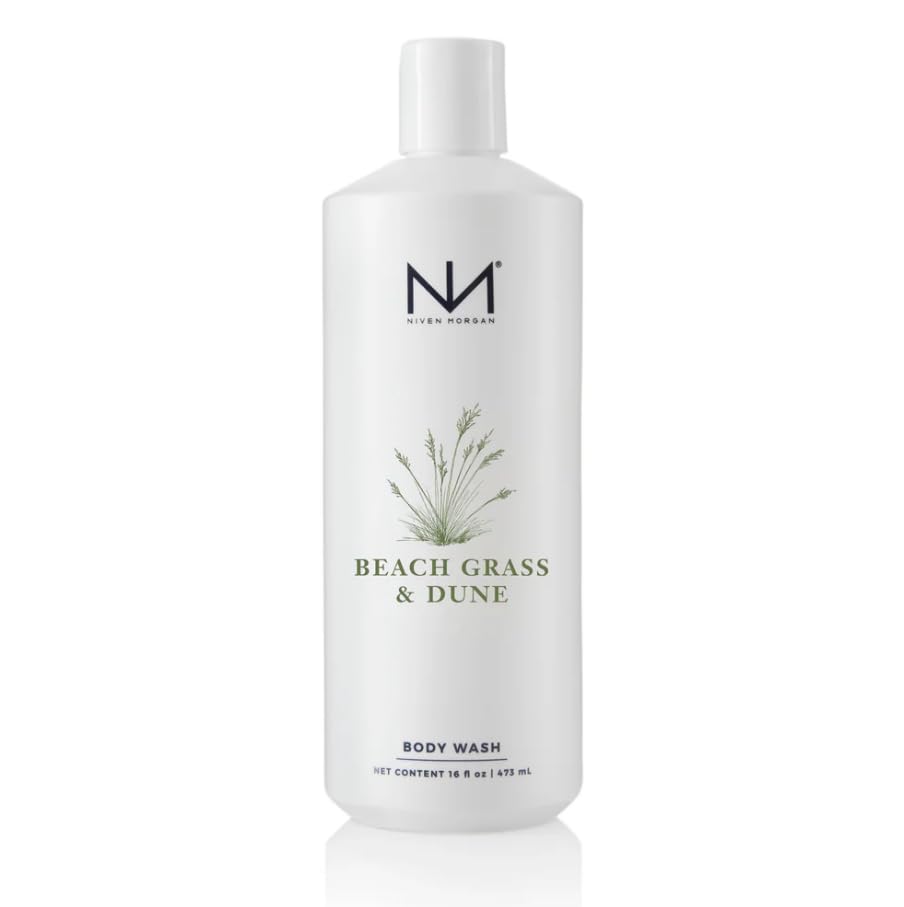 Quantum Cosmetics Niven Morgan Beach Grass and Dune Body Wash, 16 oz