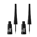 e.l.f. Expert Liquid Liner, High-Pigmented, Extra-Fine Liquid Eyeliner For Precise Definition, Long-Lasting, Vegan & Cruelty-Free, Jet Black, 0.14 oz