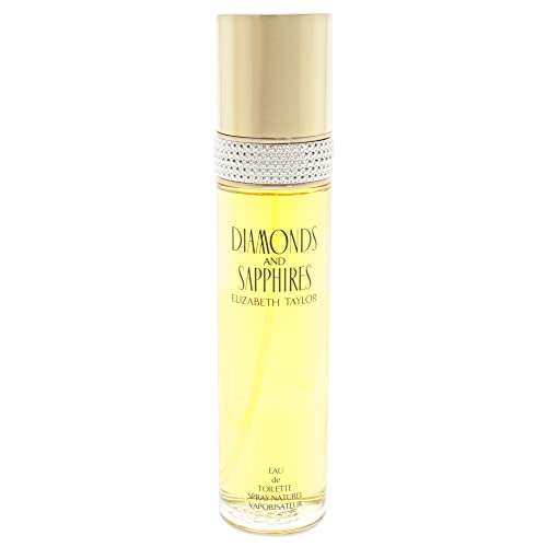 Elizabeth Taylor DIAMONDS & SAPHIRES Eau De Toilette Spray 3.4 oz for Women - 100% Authentic