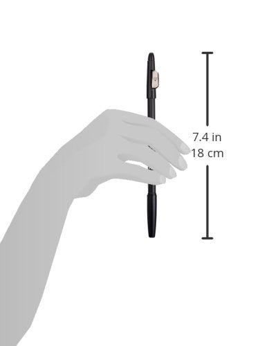 The BrowGal Skinny Eyebrow Pencil, Black, 0.04 Oz