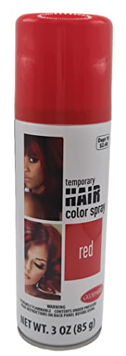 Halloween Spray On Wash Out Red Hair Color Temporary Hairspray