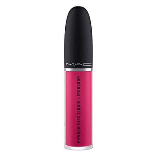 MAC Powder Kiss Liquid Lipcolour - Make It Fashun (fuchsia) 0.17 fl oz / 5 ml