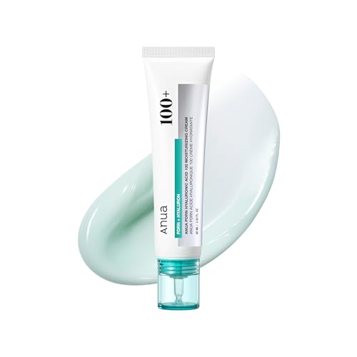 Anua PDRN Hyaluronic Acid 100 Moisturizing Cream, Lightweight, Non-Greasy Hydrating Face Moisturizer with Salmon DNA for Glass Skin, Korean Skincare Beauty and Personal Care ANUA Default Title