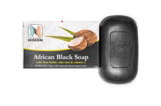 Ninon African Black Soap 5oz -6 pack