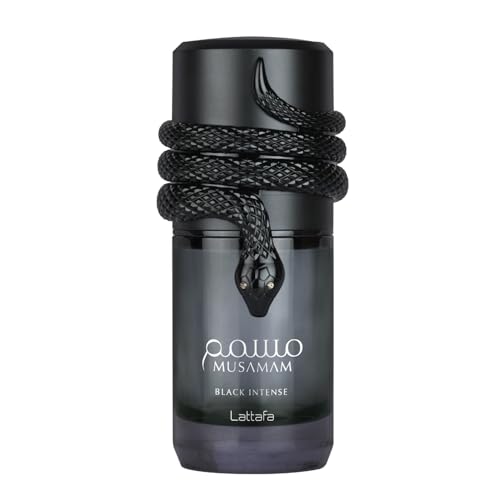 Lattafa Musamam Black Intense - Spicy, Woody, Amber, Aromatic - Eau de Parfum Spray Long-Lasting Fragrance for Unisex, 3.4 Ounce / 100 ml Beauty and Personal Care Lattafa Default Title