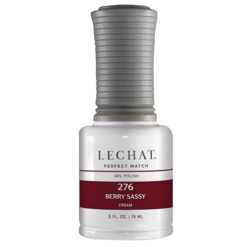 LECHAT Perfect Match Gel Polish, Berry Sassy, 0.5 fluid_ounces Beauty & Personal Care LECHAT