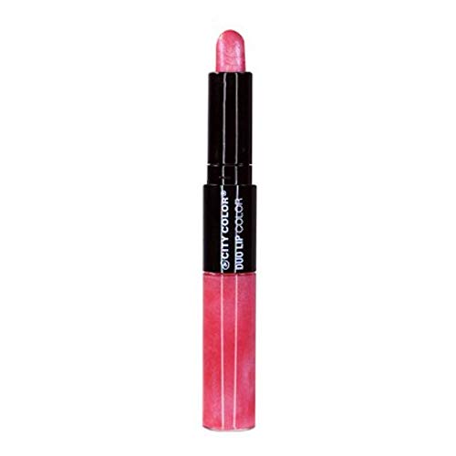 Color City, Duo Lip Color 2-in-1, Lipstick & Lip Gloss (mauve)