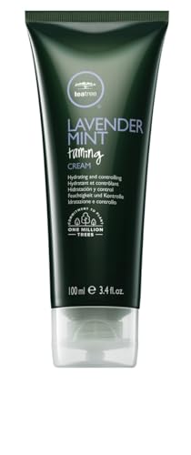 Tea Tree Lavender Mint Taming Cream, Rich Hair Styling Cream, For Coarse, Curly + Dry Hair, 3.4 fl. oz.