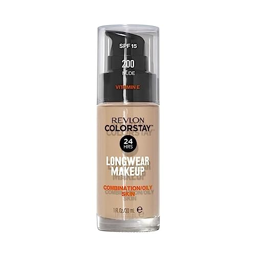 Revlon Color Stay Liquid Makeup for Combination/Oily Skin, Nude, 1.0 Fluid Ounce