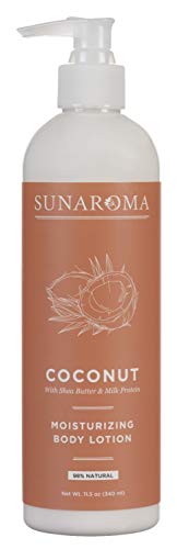 SUNAROMA Lotion Coconut 11.5 Ounce Pump (Moisturizing) (340ml)