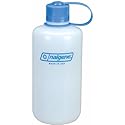 Nalgene HDPE Narrow Mouth BPA-Free Water Bottle, 32 oz , White
