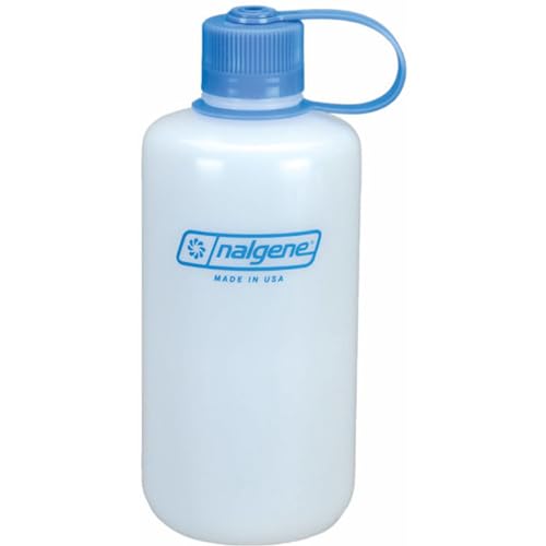 Nalgene HDPE Narrow Mouth BPA-Free Water Bottle, 32 oz , White