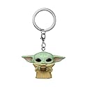 Funko Pop! The Mandalorian Cute Keychain Grogu with Cup