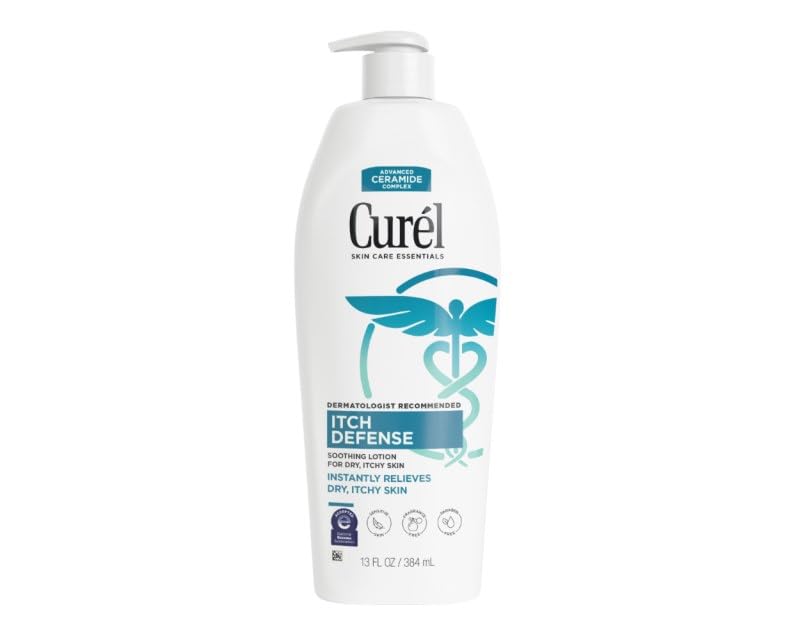 Curel Itch Defense Lotion 13 Ounce Pump (384ml) (3 Pack)