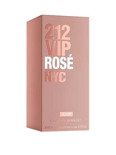 Carolina Herrera 212 Vip Rose Fragrance For Women - Notes Of Bubbly Rosé - Seductive Peach Blossom - Fresh, Elegant And Dynamic - Day And Night Wear