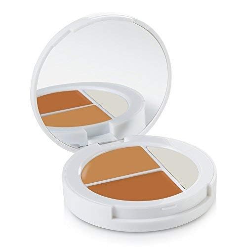 Sheer Cover Studio Conceal & Brighten Concealer- Highlight Trio Tan/Dark Shade Two-Toned Concealers Shimmering Highlighter Tan/Dark Shade