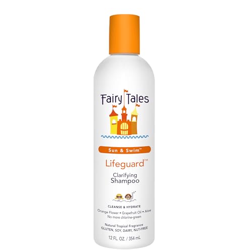 Fairy Tales Swim Shampoo for Kids - 12 oz | Made with Natural Ingredients in the USA | Chlorine Removal Swimmer Shampoo for Kids | No Parabens