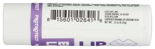 Protect Lip Balm Vanilla Lavender ECO LIPS 0.15 oz Stick