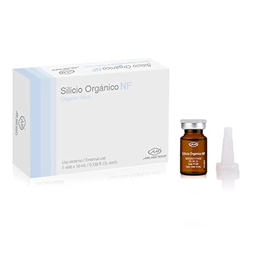 AM Armesso | Organic Silica NF - Skin Rejuvenation & Collagen Support Serum | With Organic Silica 0.5% | For Professional Use Only | 5x10mL Vials