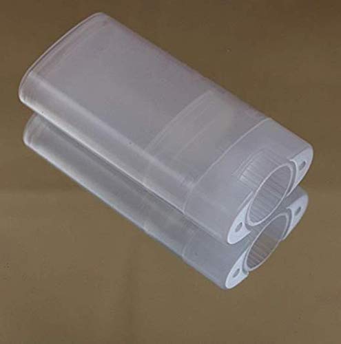 15ML Transparent Empty Plastic Oval Deodorant Containers Lipstick Tubes Tube Bottles For Chapstick Homemade Lip Balm Crayon(10PCS)