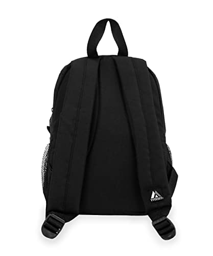 Everest Deluxe Small Backpack, Black, One Size
