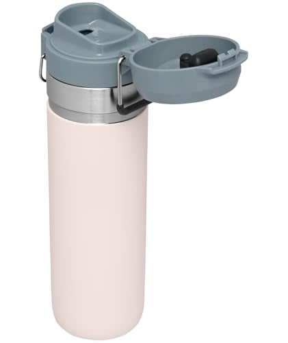 Stanley Quick Flip GO Water Bottle 24 oz | Push Button Lid | Leakproof and Packable for Travel and Sports | Insulated Stainless Steel | BPA-Free