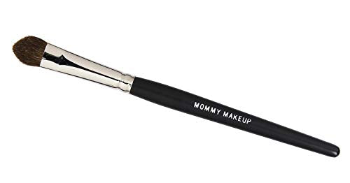 Double Shader Eyeshadow Brush to Blend & Contour Powder Cream Eye Shadow in Eyelid & Crease Area, Soft & Thick Premium Synthetic Vegan Bristles