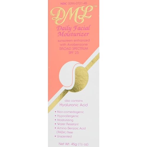 DML Facial Moisturizer SPF 25 1.50 oz (Pack of 5)