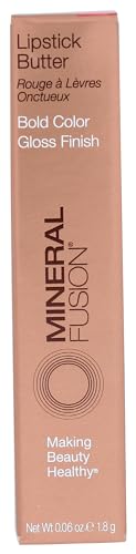 Mineral Fusion Lipstick Butter, Juicy, 0.06 Ounce (Packaging May Vary)