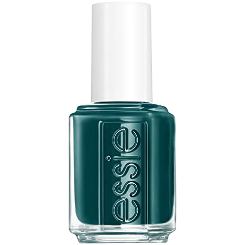 essie Nail Polish Limited Edition Winter 2021 Collection, deep forest green nail polish with a cream finish , lucite of reality, 0.46 Ounce