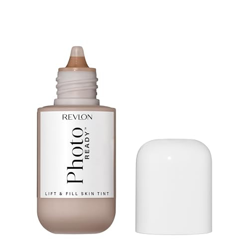 Revlon PhotoReady Lift + Fill Skin Tint, Multi-Use Glow Enhancer, Base & Highlighter for Glowing Skin, Sheer Coverage, 160, 1 fl oz