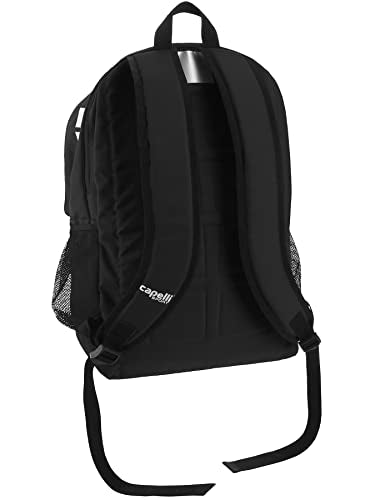 Capelli Sport 19 Inch Laptop Backpack, Gym Travel Bag with Computer Sleeve, Black/Red