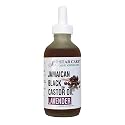 STAR CARE Extra Strength Jamaican Black Castor Oil (with Lavender Oil) for Hair Growth (4oz) - 100% Virgin JBCO Infused with Biotin & Niacin - Scalp