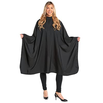Scalpmaster Ultra Light Microfiber Styling Cape - Soft Black