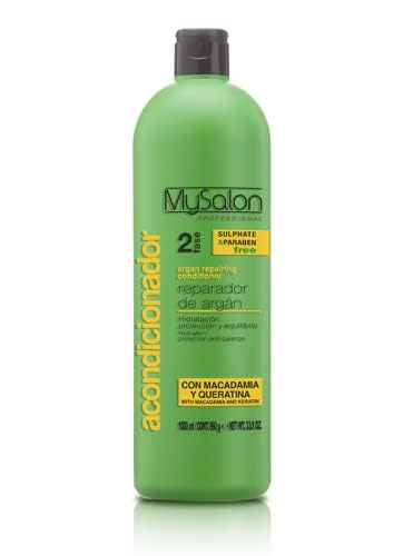 Mysalon Professional Argan and Keratine Repairing Shampoo, Conditioner and Mask Kit