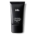 Jolie Liquid Powder Mineral Foundation, Super Silky Hydrating Oil-Free, Sunscreen & Primer-Vitamins A, C&E, For All Skin Types (Light Nude)