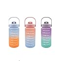 Greenbrier Ombre Water Bottles with Hydration Measurements and Flip-Top Lids, 48-oz. - 1 Bottle - colors vary